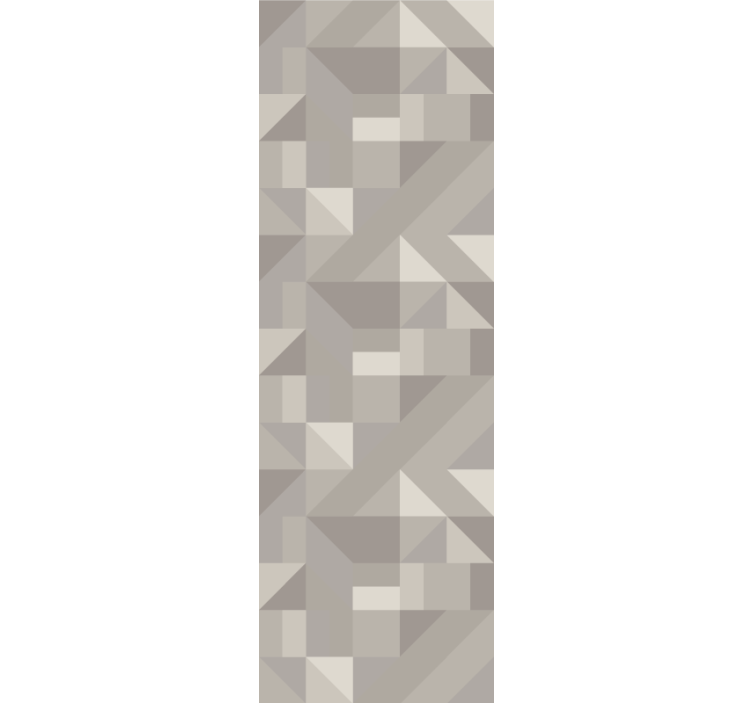 Wallpaper geometric in neutral beige tones - TenStickers
