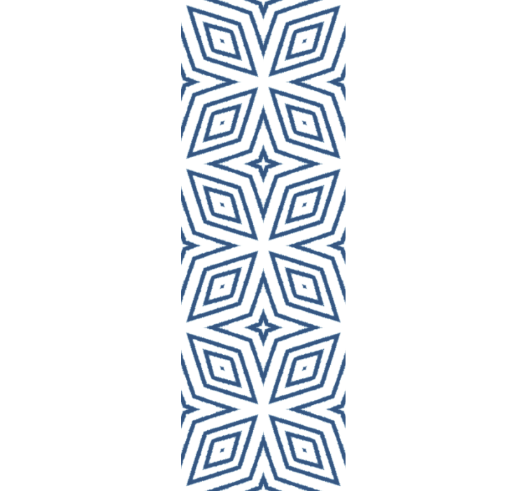 Stylish gray and white pattern wallpaper geometric - TenStickers