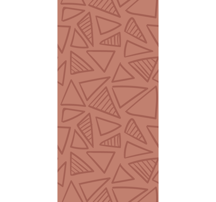 Abstract red pattern wallpaper geometric - TenStickers