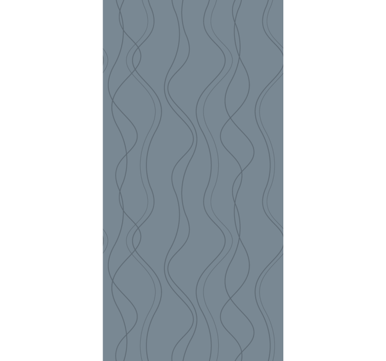 Wavy line pattern wallpaper striped - TenStickers