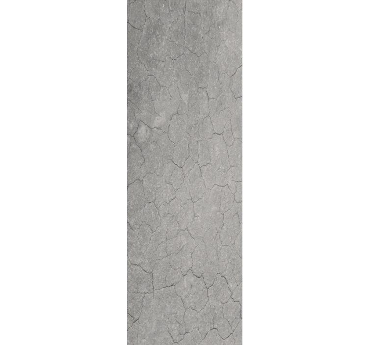 Stone effect wallpaper with cracked texture design - TenStickers
