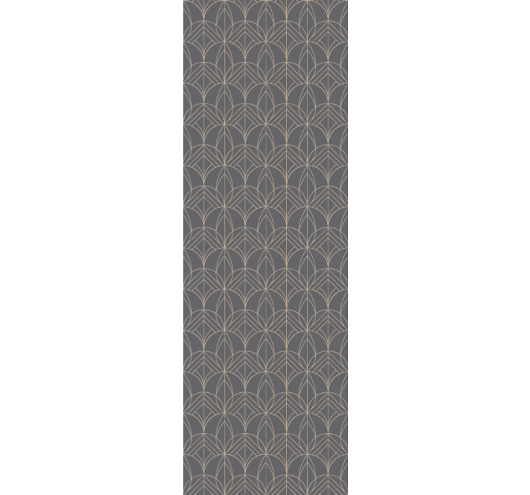 Gray elegant pattern design living area wallpaper - TenStickers