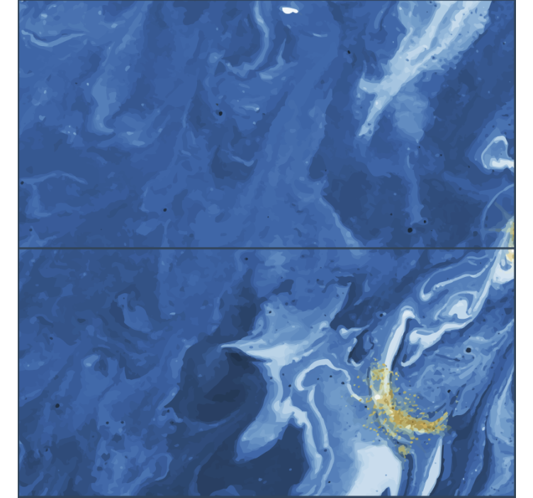 Swirling Blue Marble Effect abstract wallpaper - TenStickers