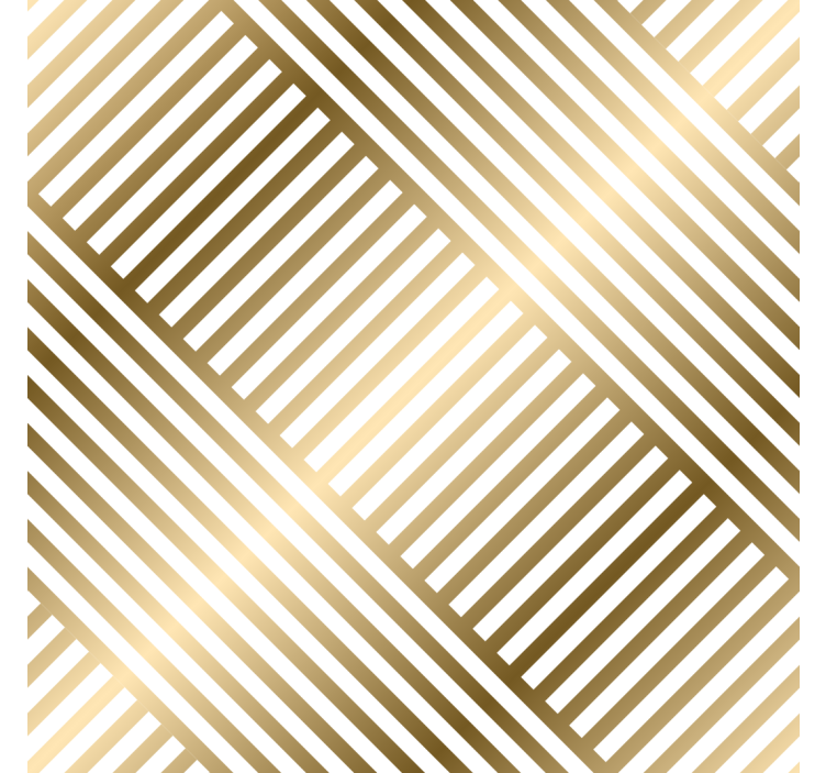geometric gold lines Hallway Wallpaper - TenStickers