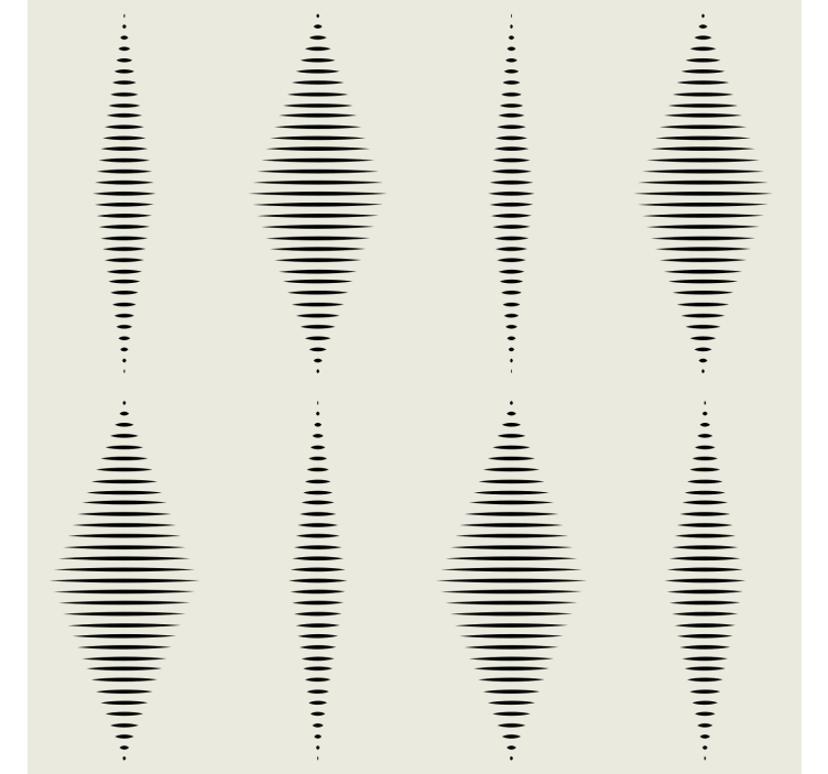 Rabaul Ikat geometric wallpaper - TenStickers