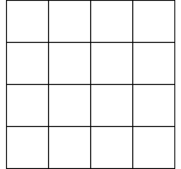 Black and white fine lines wallpaper squares - TenStickers