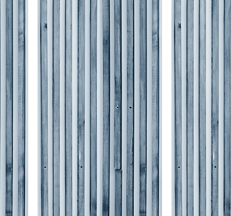 Vertical Wooden Planks wood effect wallpaper - TenStickers
