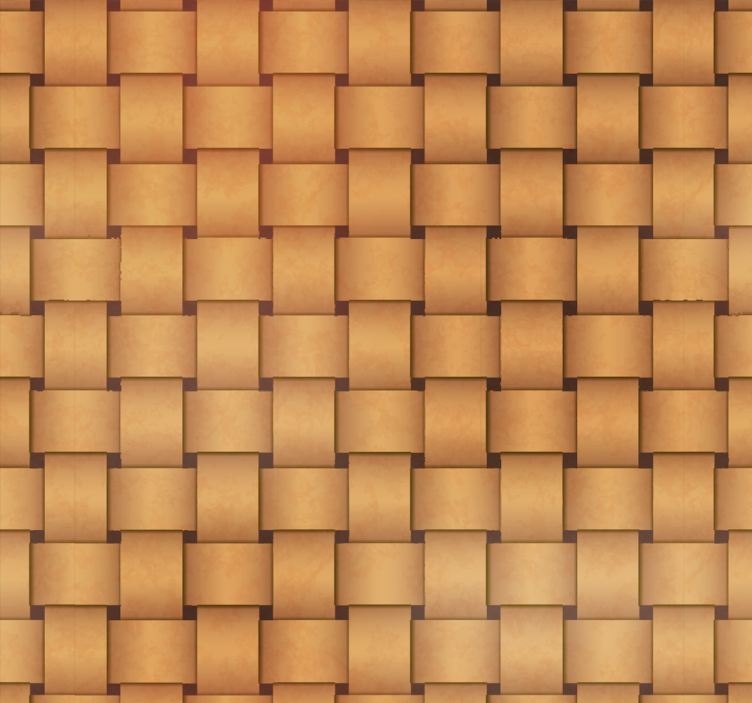Wooden Grid Pattern wood effect wallpaper - TenStickers