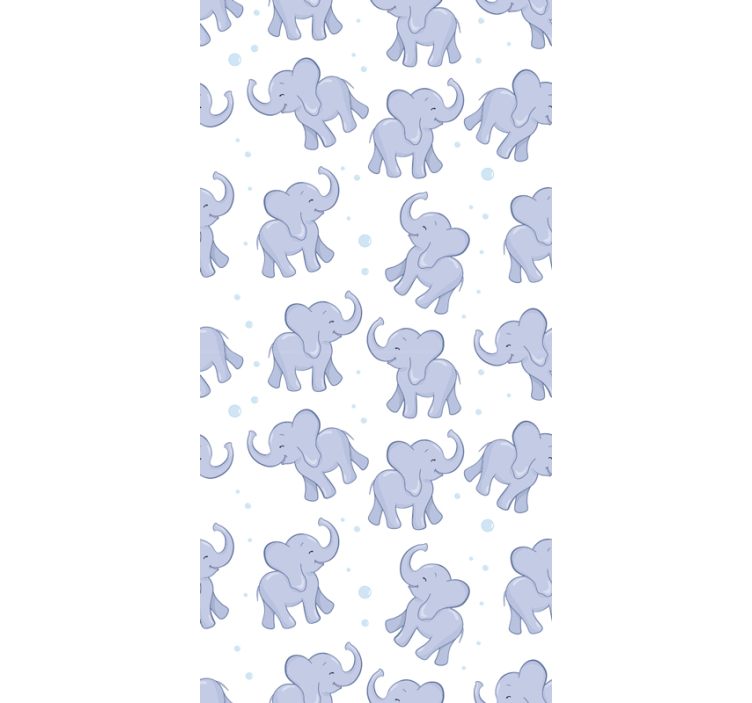 Elephant Delight elephants wallpaper - TenStickers