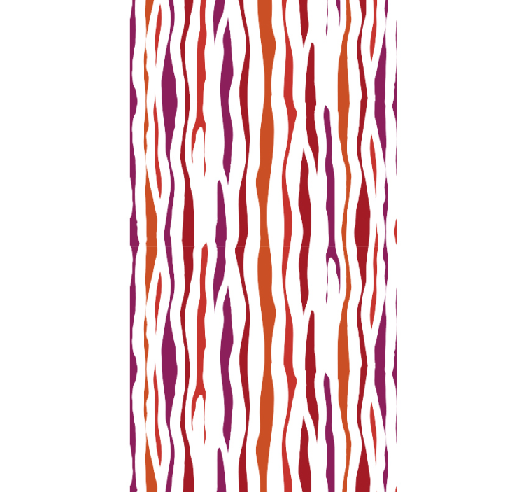 Curved Wave Patterns wallpaper geometric - TenStickers