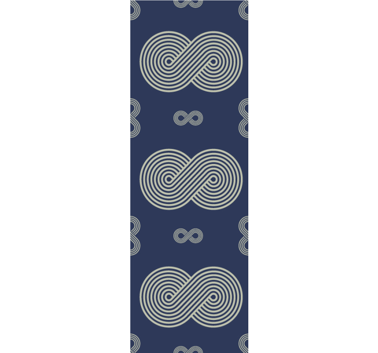 Infinity Loop Pattern wallpaper geometric - TenStickers