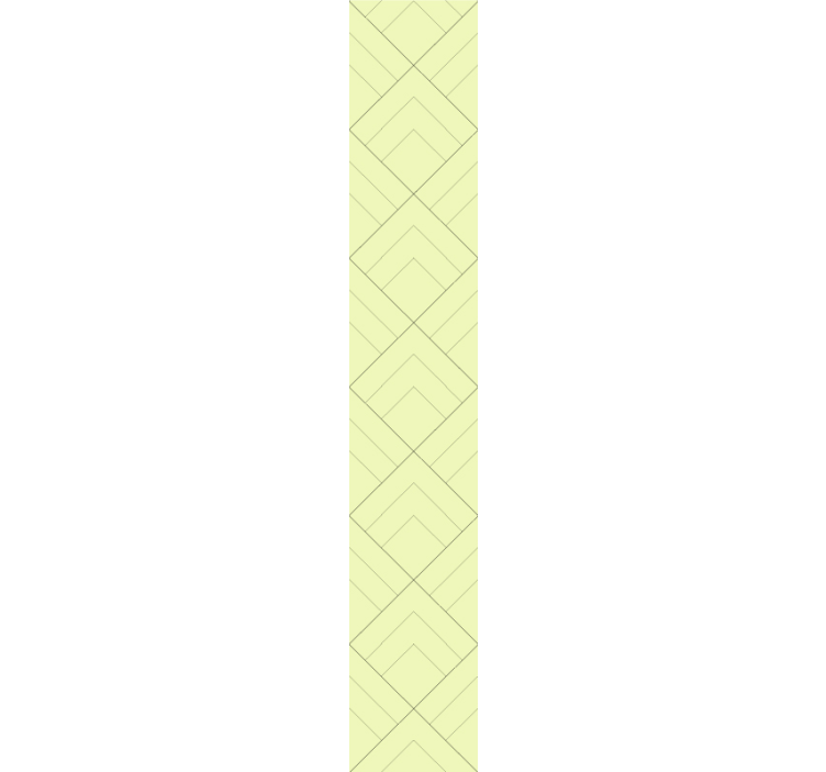 Green chevron motif contemporary wallpaper - TenStickers