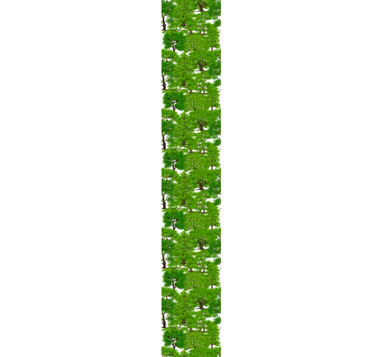 Green forest with trees wallpaper - TenStickers