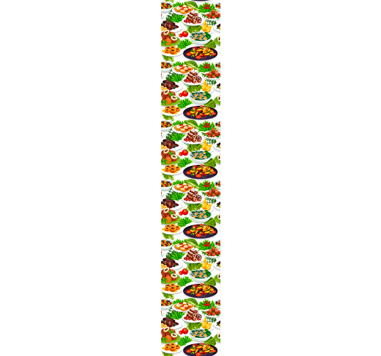 Culinary Delights kitchen wallpaper - TenStickers