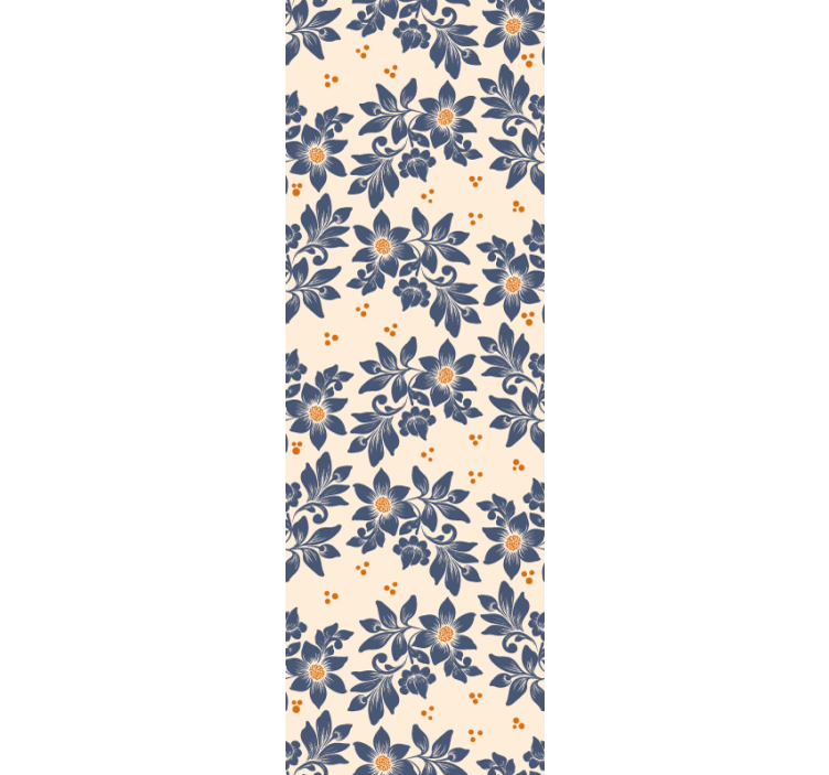 Floral Pattern Elegance flowers wallpaper - TenStickers