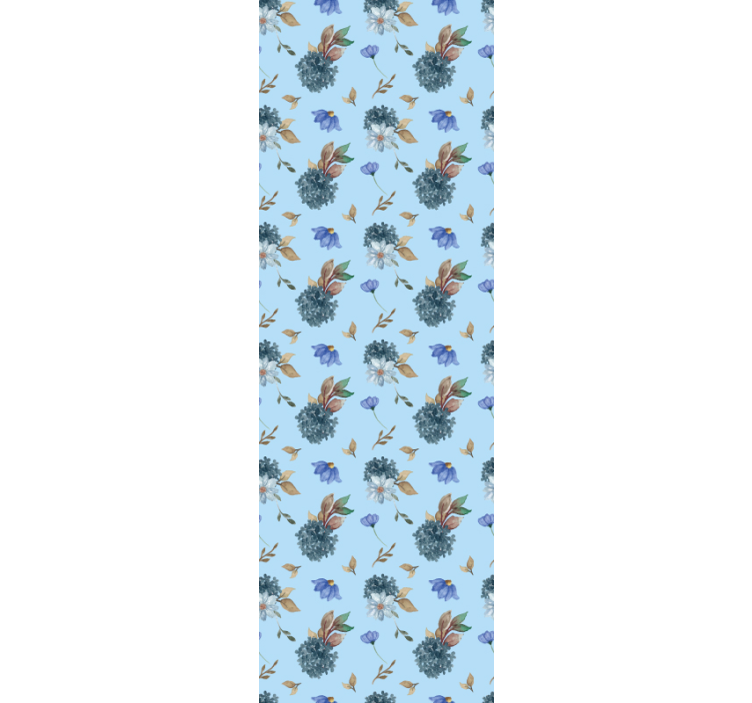 Floral Patterned Design flowers wallpaper - TenStickers