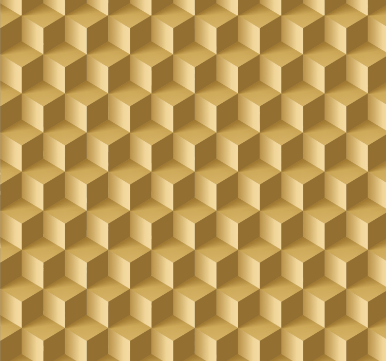 3D squares wallpaper - TenStickers