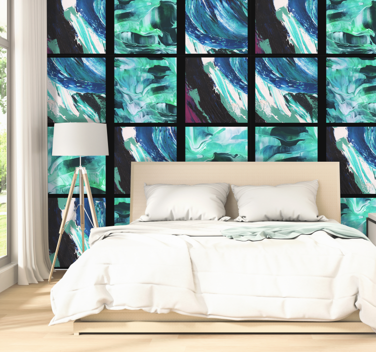 Abstract Fluid Patterns - TenStickers