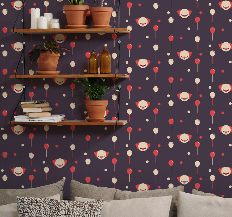 Balloon Dot Pattern polka dots wallpaper - TenStickers