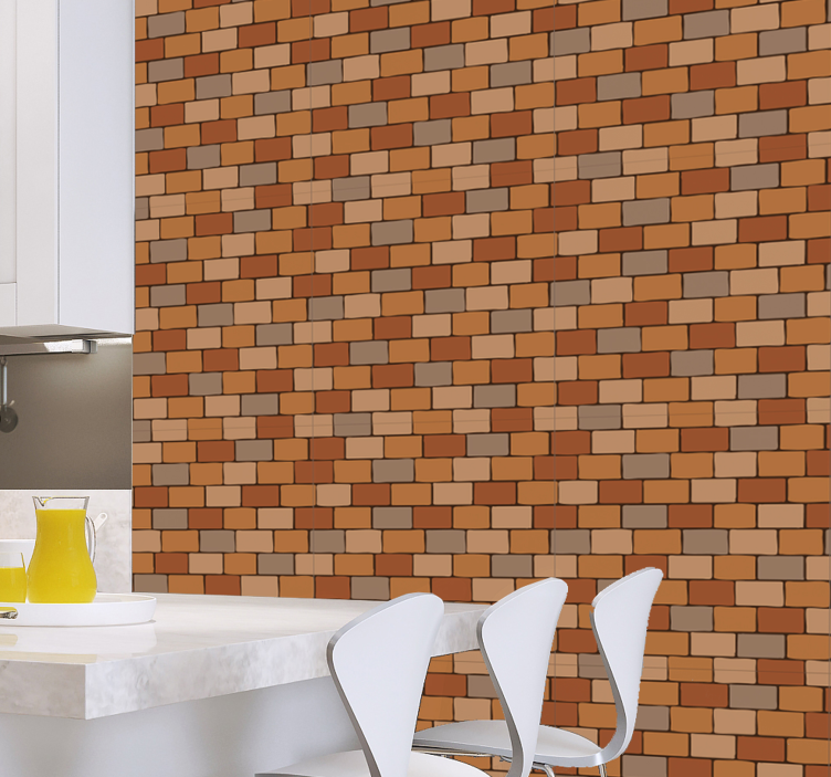 Brick Inspiration bricks wallpaper - TenStickers