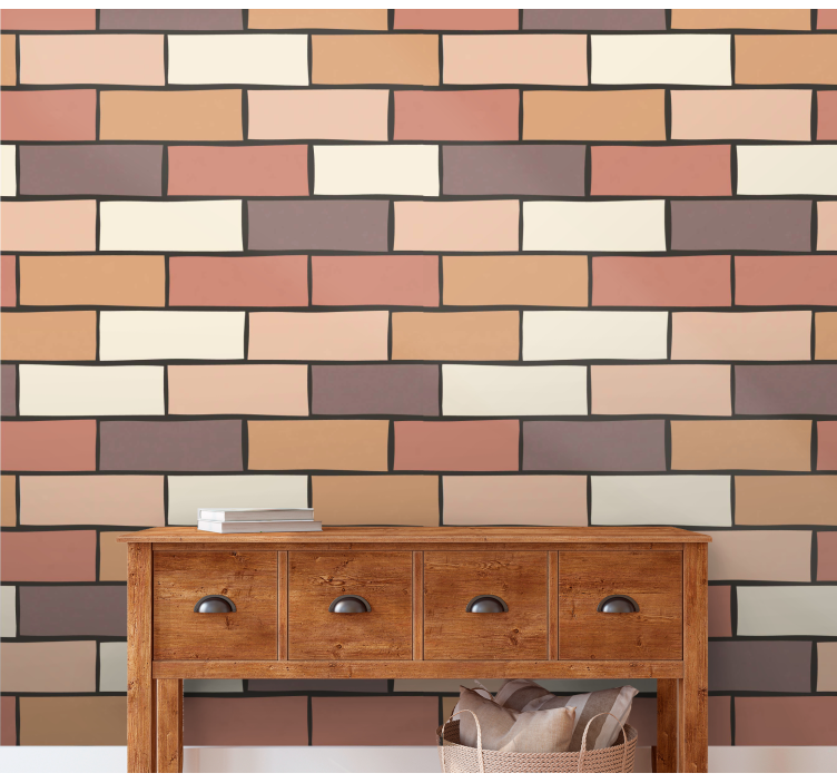 Brick Motif Design bricks wallpaper - TenStickers