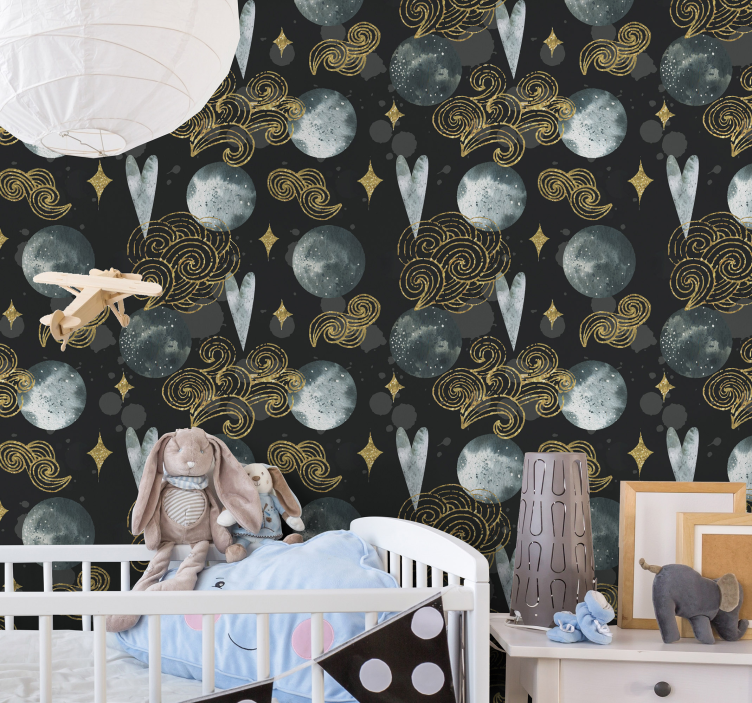 Celestial Dreamscape star wallpaper - TenStickers