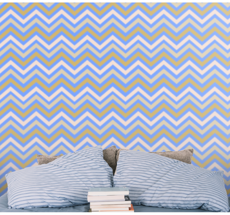 Chevron Patterns wallpaper geometric - TenStickers
