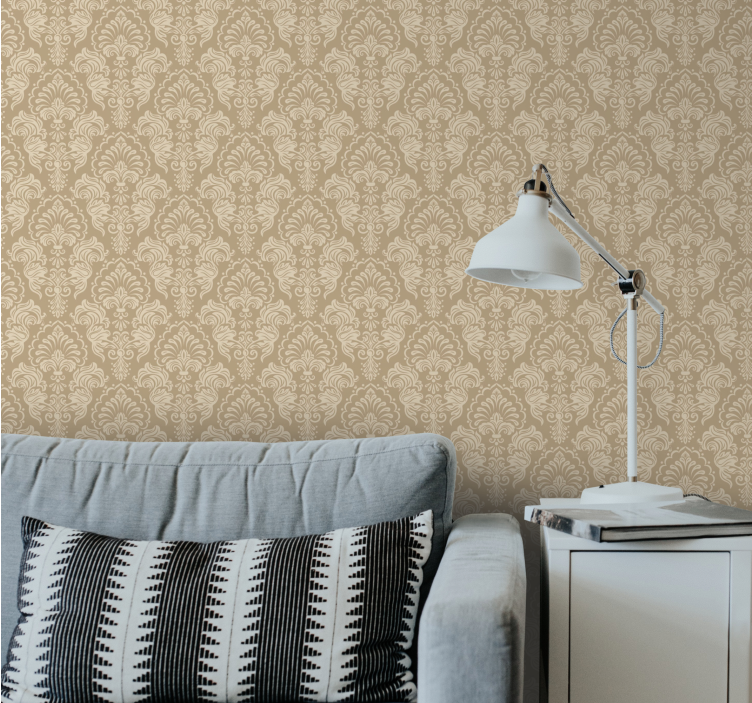 Classic Floral Pattern baroque wallpaper - TenStickers