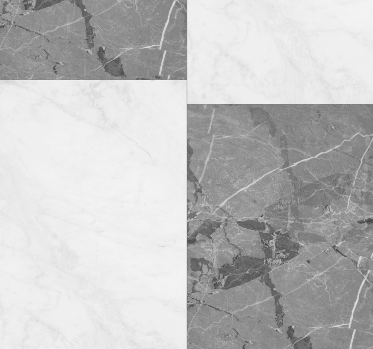Elegant Gray Veining marble effect wallpaper - TenStickers