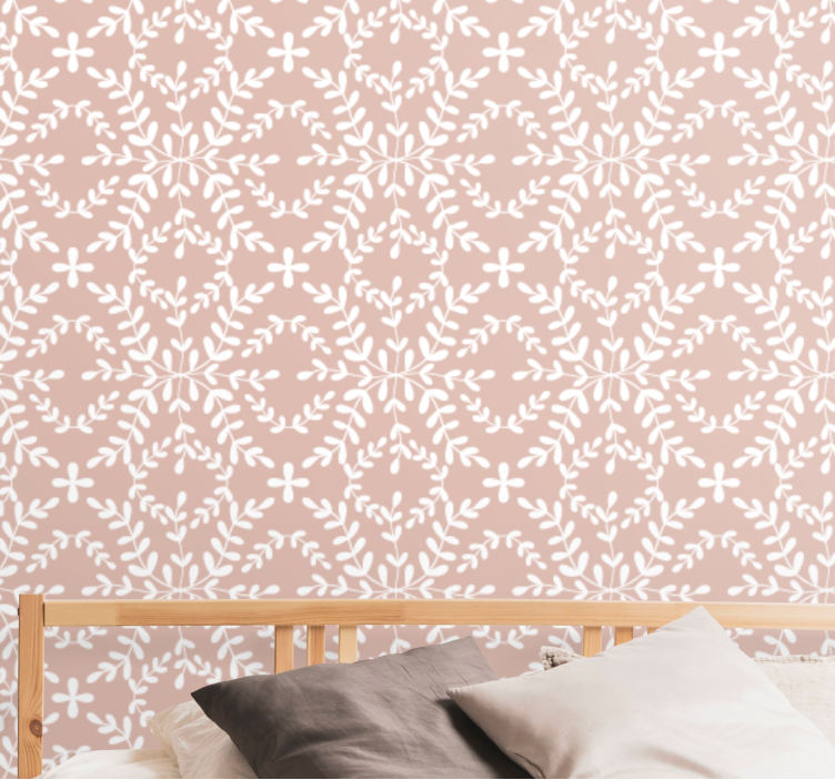 Floral Pattern Ambience floral wallpaper - TenStickers