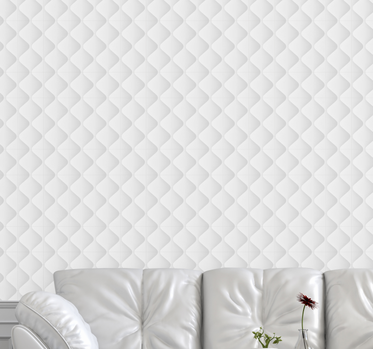 glamour white texture Abstract Wallpaper - TenStickers