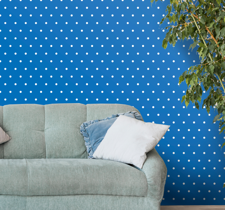 Polka Dot Elegance polka dots wallpaper - TenStickers