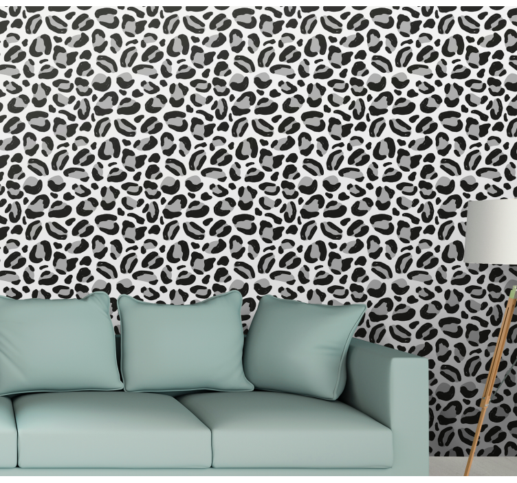 Spotted Pattern wallpaper zebras - TenStickers