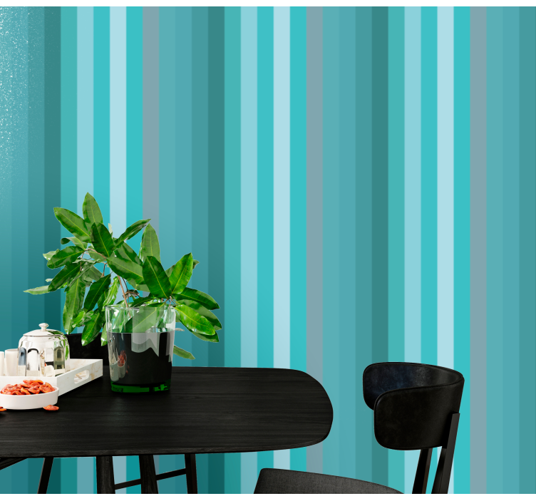 Striped Wall Accent wallpaper striped - TenStickers