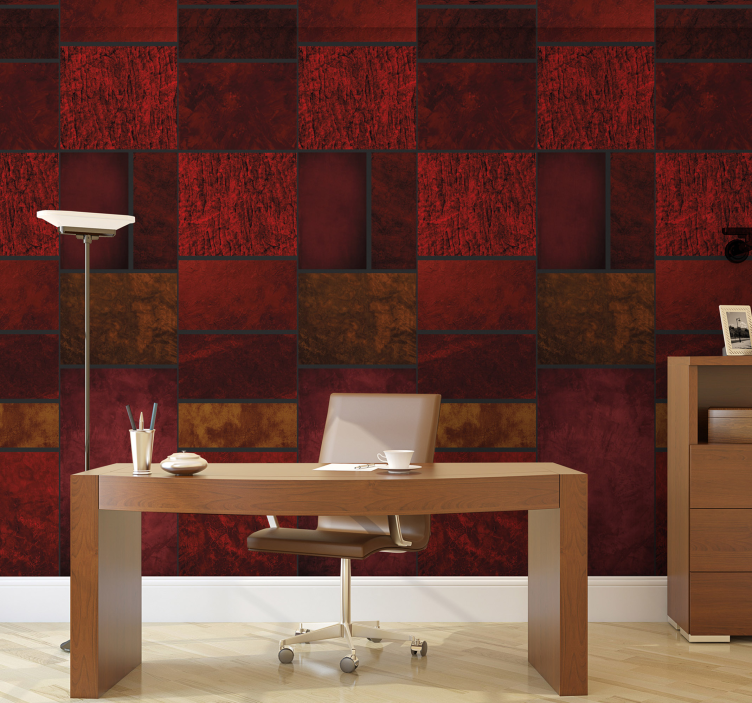 Textured Patchwork Design wallpaper texture - TenStickers