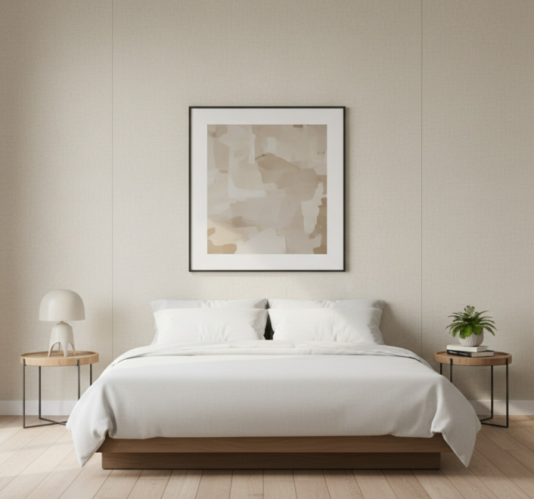 Textured wallpaper with a subtle fabric look - TenStickers