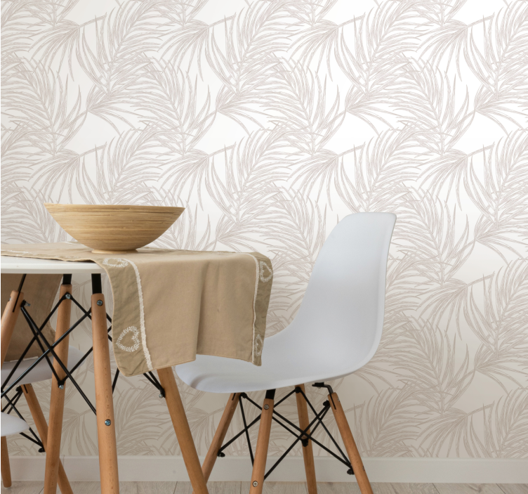 Tropical Fern Pattern nature wallpaper - TenStickers