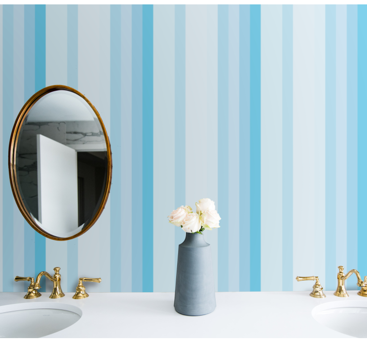 Vertical Striped Surface wallpaper striped - TenStickers