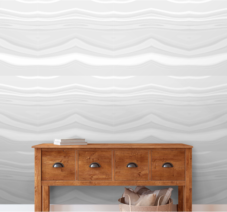 Wavy Line Patterns abstract wallpaper - TenStickers
